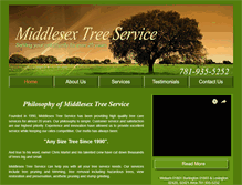 Tablet Screenshot of middlesextree.com